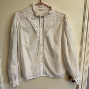 Vintage white blouse